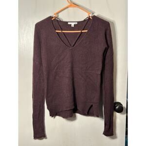 ROI 100% Cashmere Sweater Women’s Medium Purple/maroon